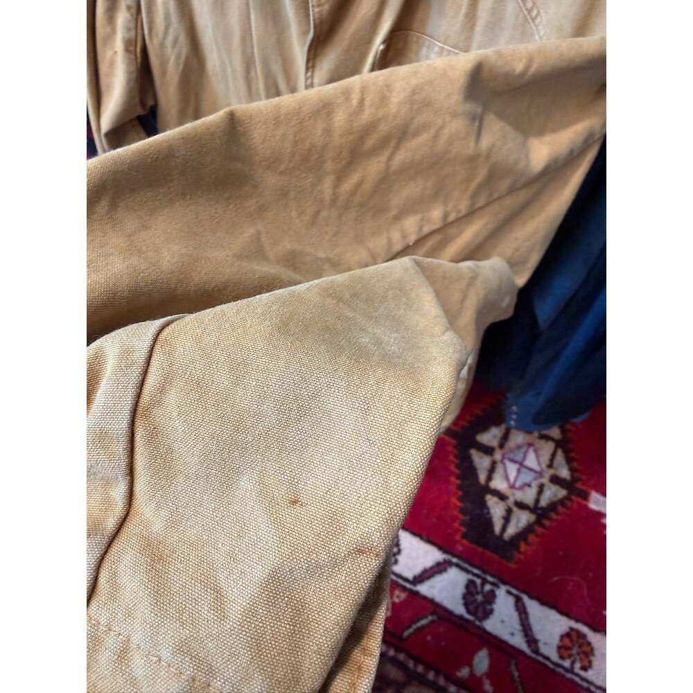 Vintage L.L. Bean Field Jacket Distressed Canvas Size 40 PTP 23 Fits like Large - Picture 6 of 9